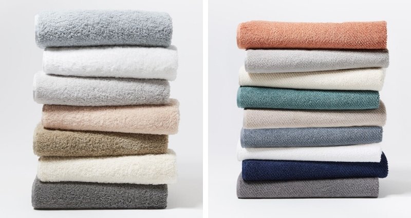 Coyuchi organic cotton towels