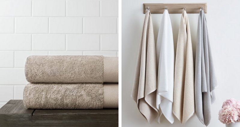 Organic cotton towels from Boll & Branch