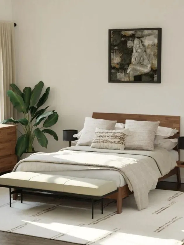walnut non-toxic bedroom furniture from Copeland