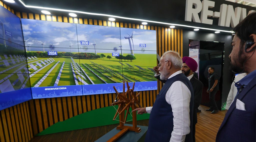 Prime Minister Shri Narendra Modi inaugurates 4th Global Renewable Energy Investor’s Meet and Expo (RE-INVEST) in Gandhinagar, Gujarat
