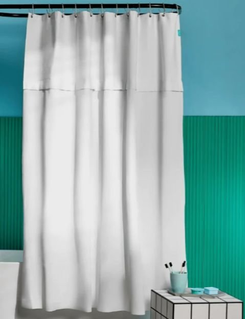 outlines: non-toxic shower curtain liner