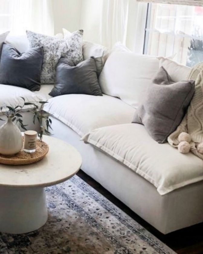Natural organic sofa from The Futon Shop