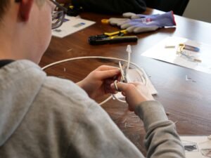 STEM job shadow program activity