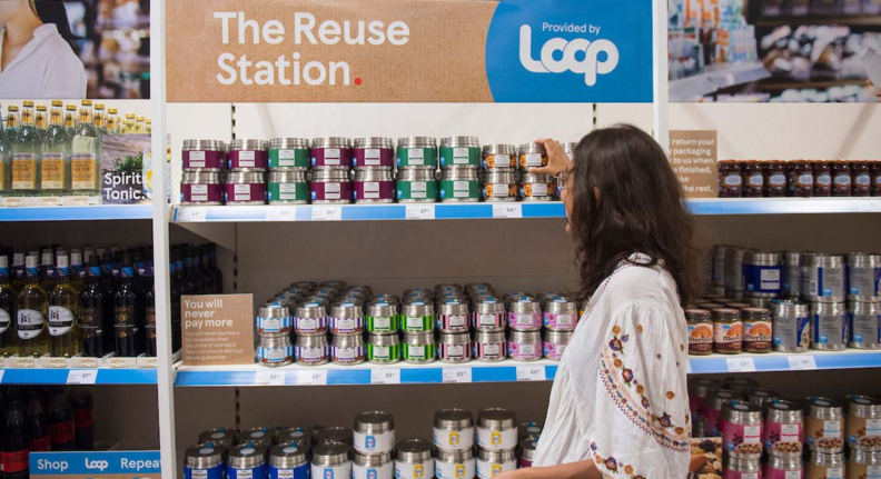 Tesco Supermarket Shelves