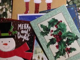 Christmas, cards, enviromental friendly ink, plastic, microscopic plastic particles, going true green, going green