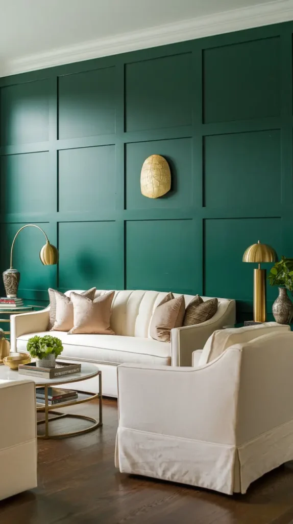 Emerald Green Accent Wall