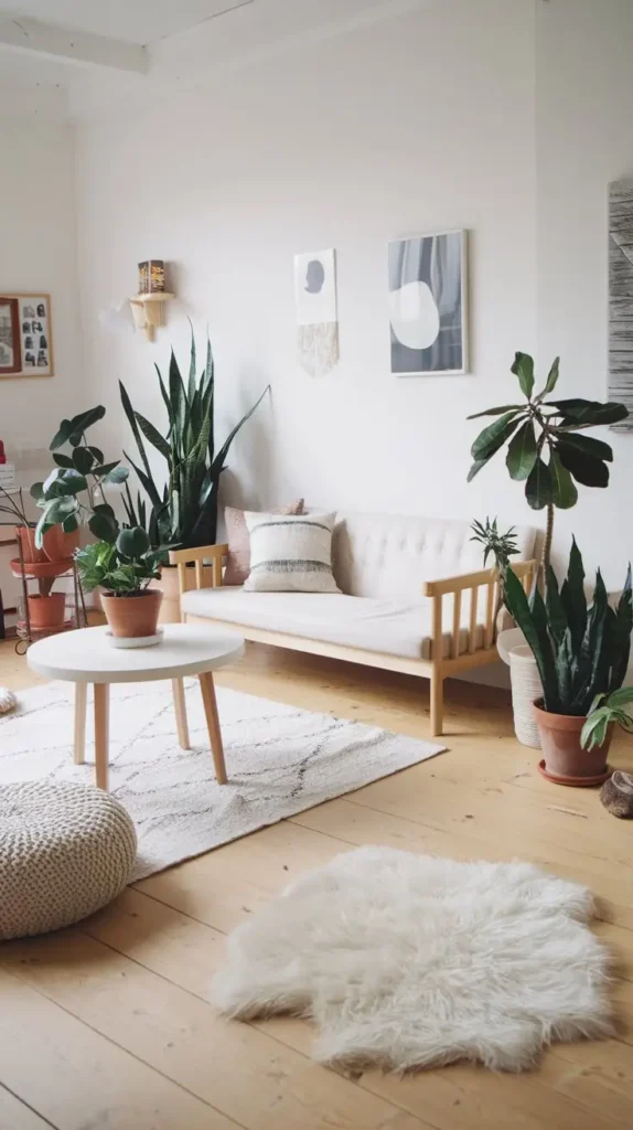 Scandinavian-Inspired Living Room