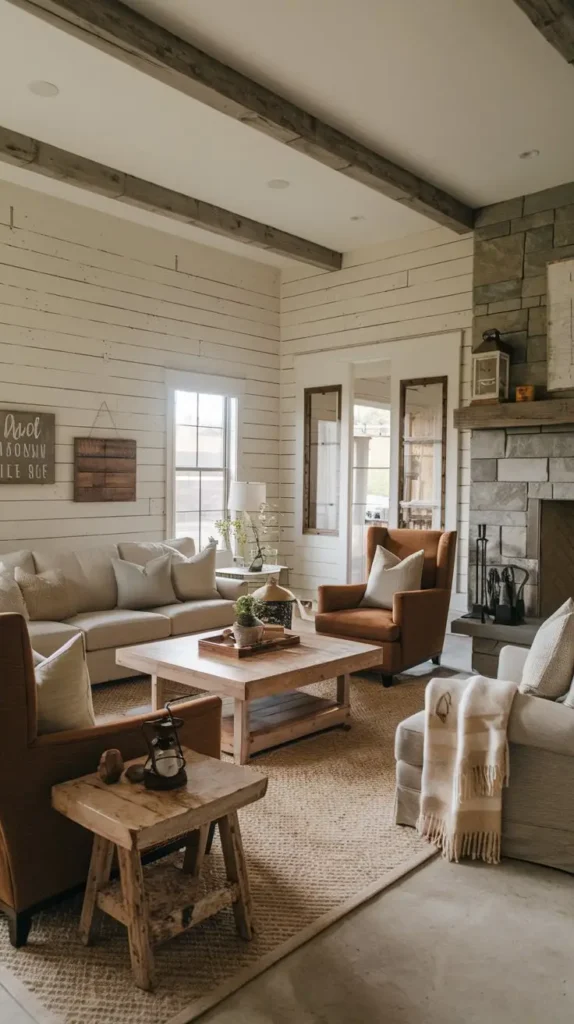 Rustic Farmhouse Living Room