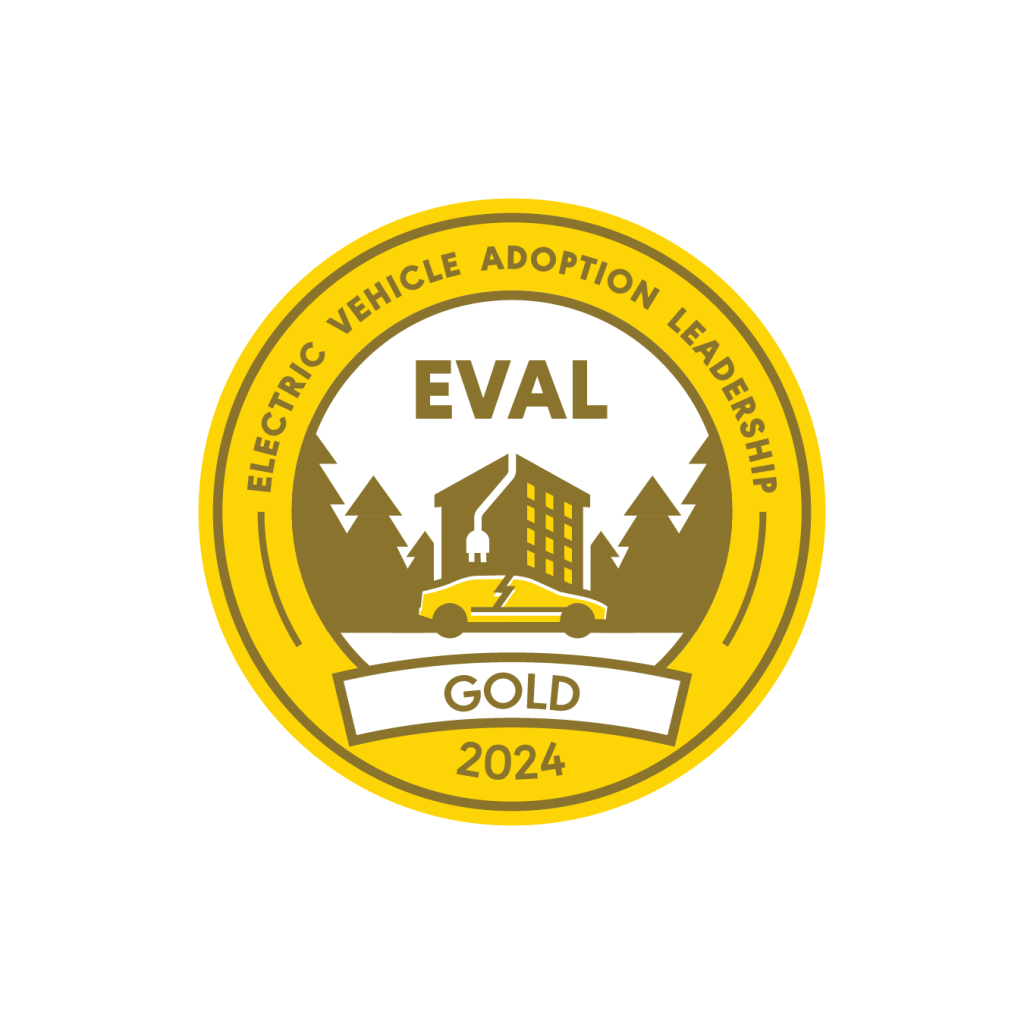 Electric Vehicle Adoption Leadership GOLD certification.