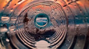 plastic bottle sunrise