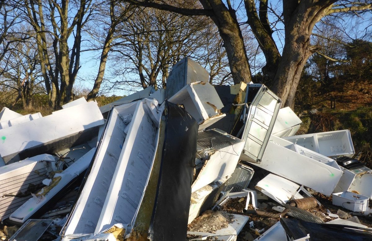Piled-up-white-goods-waste-or-similar
