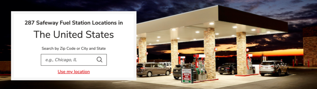Safeway fueling locations