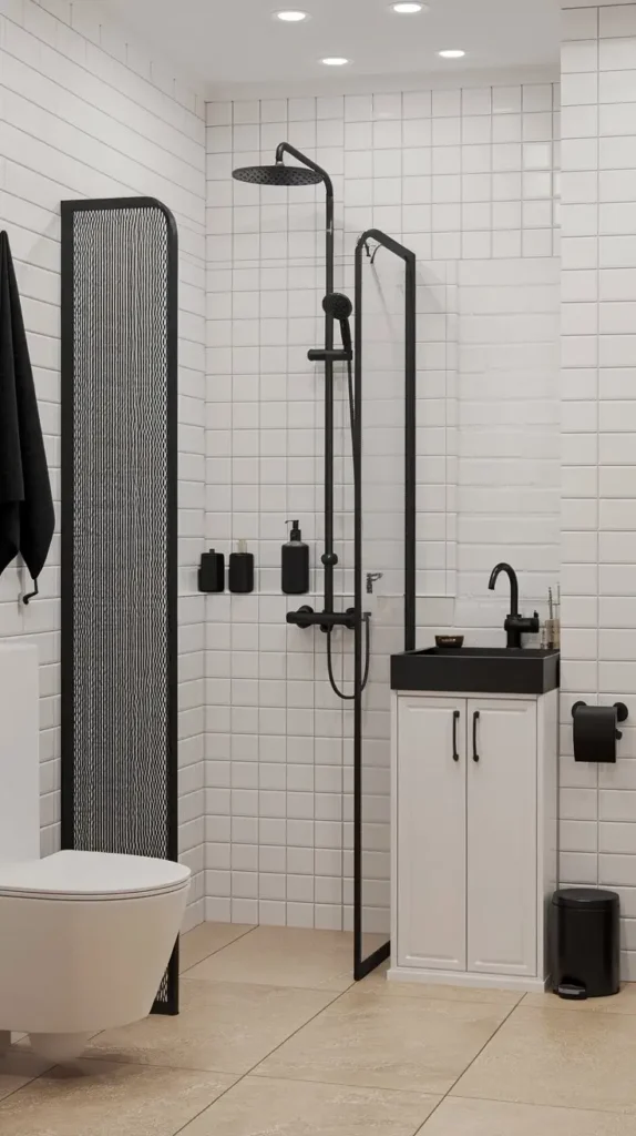 Opt for Black Fixtures and Accents