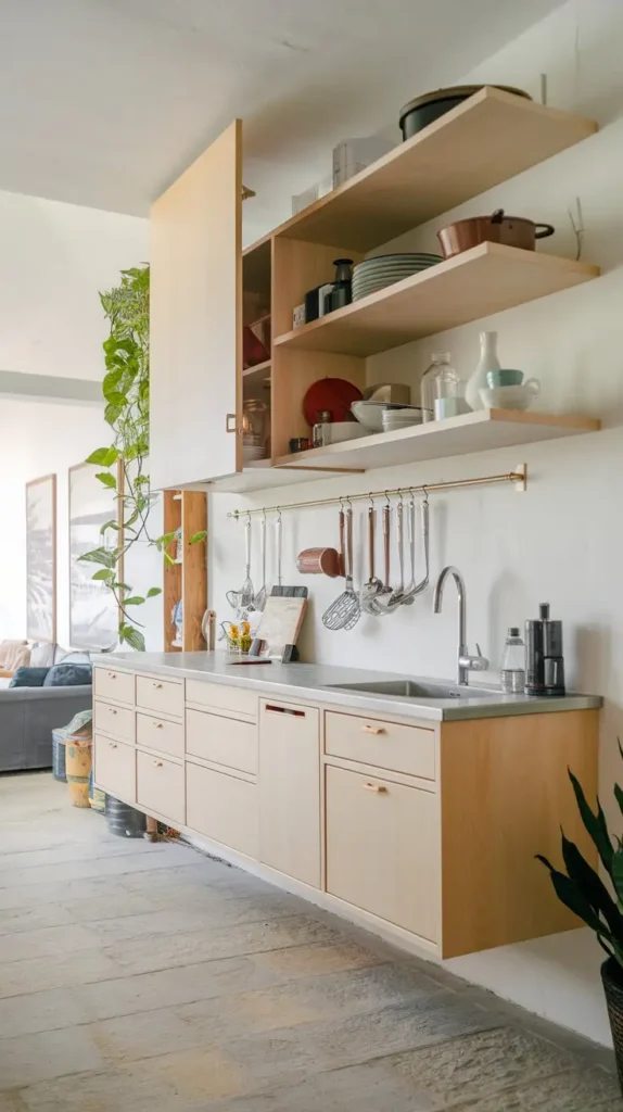 Floating Cabinets for a Contemporary Feel Floating Cabinets for a Contemporary Feel