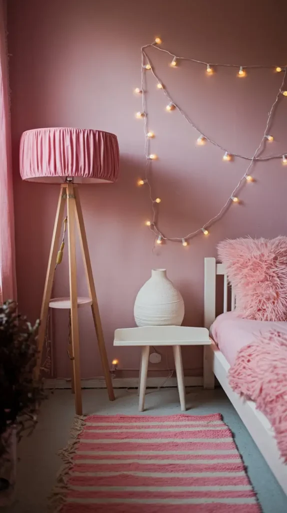Pink Boho Lighting for a Soft Glow Pink Boho Lighting for a Soft Glow