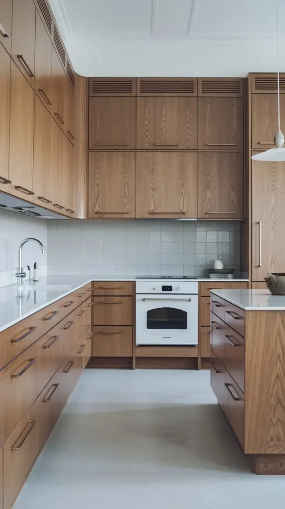 White Oak Cabinets with Minimalist Hardware White Oak Cabinets with Minimalist Hardware