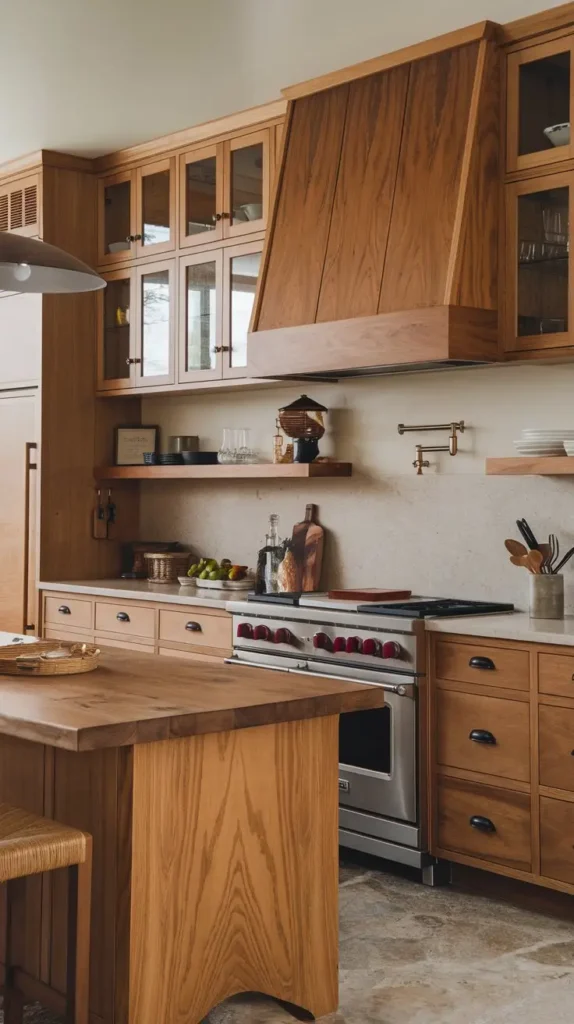 White Oak Cabinets with a Natural Finish White Oak Cabinets with a Natural Finish
