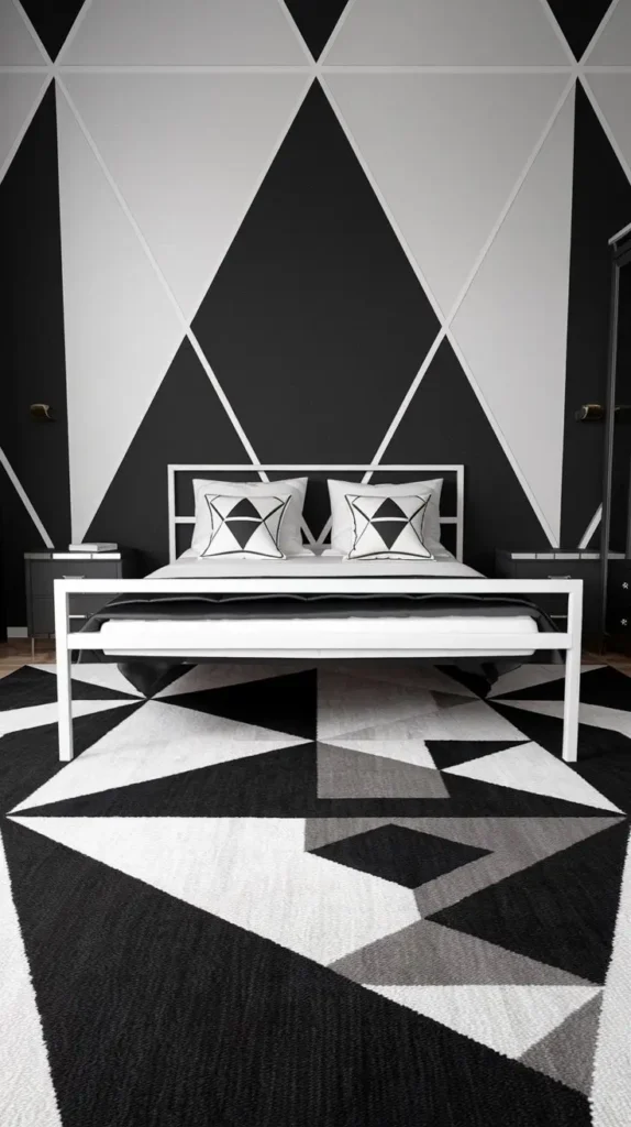 Black and White with Geometric Patterns Black and White with Geometric Patterns