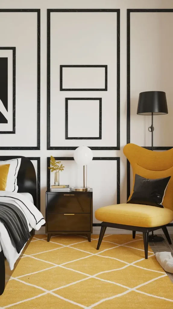 Black and White with a Pop of Color Black and White with a Pop of Color