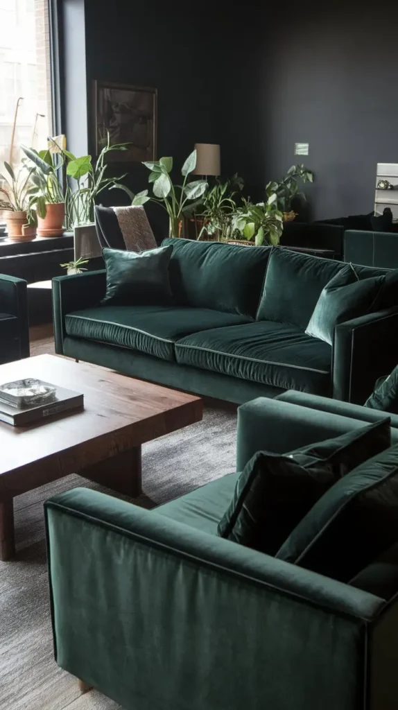 Dark Velvet Upholstery for Luxe Comfort Dark Velvet Upholstery for Luxe Comfort