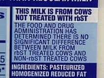 rBGH, hormones, bovine growth hormone, Zilmax, USDA, FDA, certified organic, rBGH-Free, Hormone-Free
