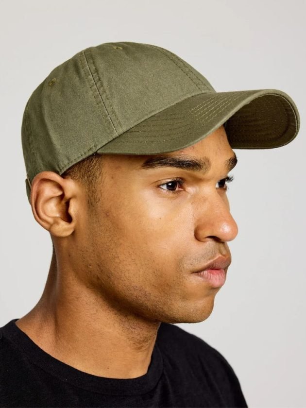 Ethical green baseball cap