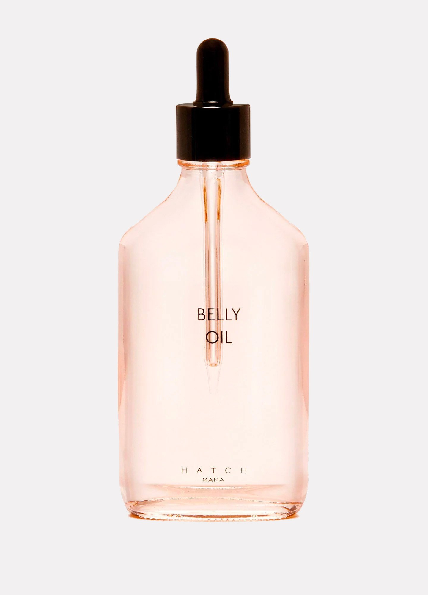 A bottle of Hatch belly oil.
