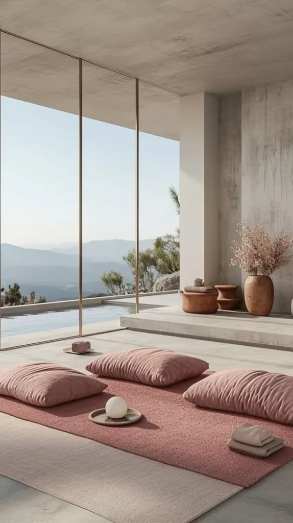 Minimalist Yoga Room Minimalist Yoga Room