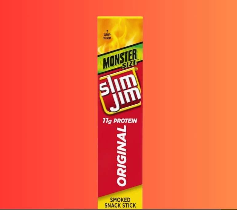 slim jim nutrition label