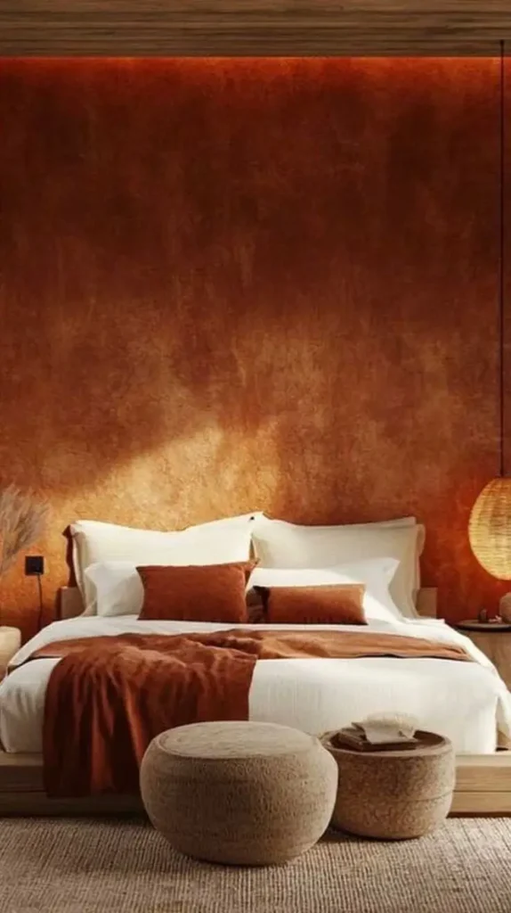 Warm Terracotta Bedroom Warm Terracotta Bedroom