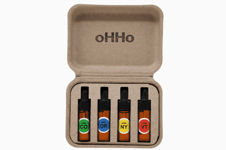 Plastic free packaging OHHO ohho plastic free cannabis packaging