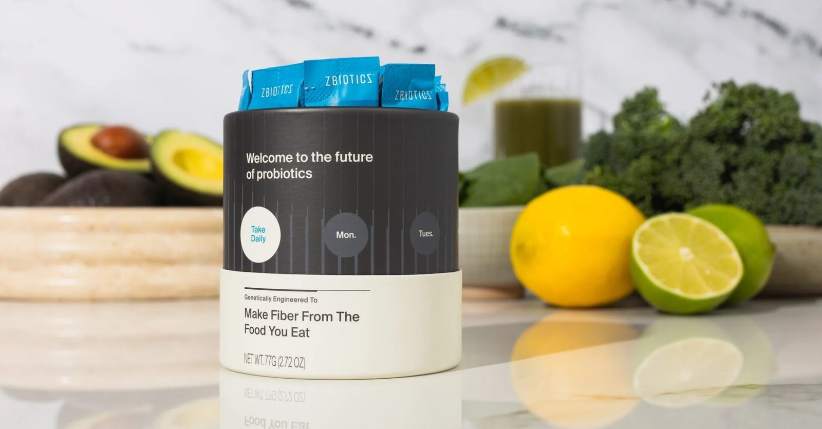 ZBiotics sugar to fiber. Image credit: ZBiotics