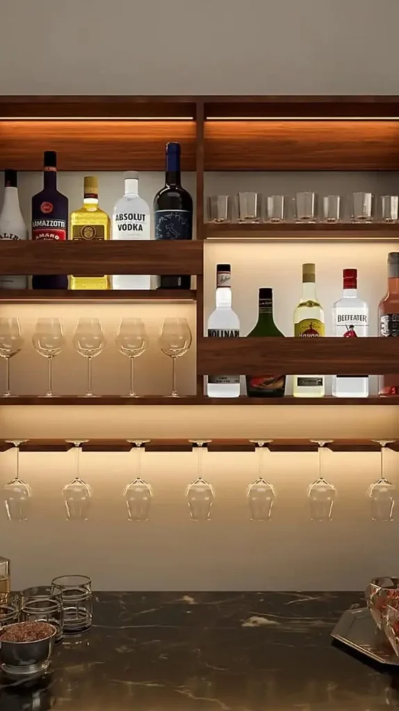 Wall-Mounted Bar 
