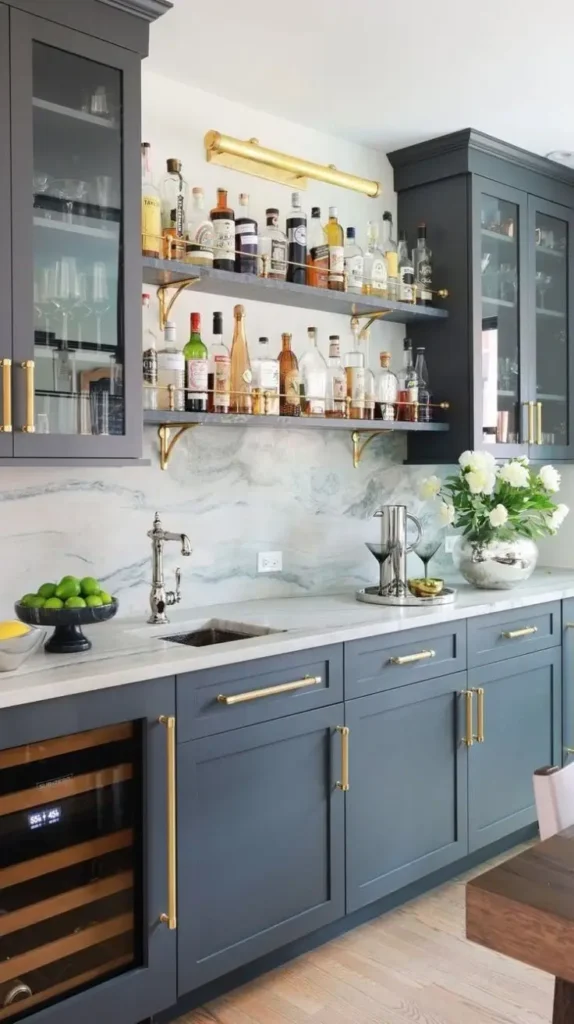 Built-In Kitchen Mini Bar