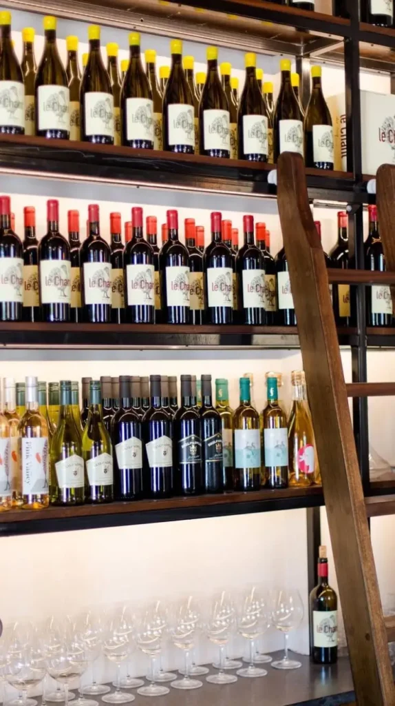 Ladder Shelves Mini Bar