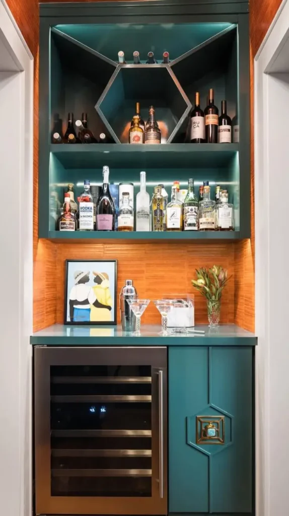 Corner Mini Bar Ideas