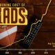 This infographic shows how the average cost of a 30-second Super Bowl advertisement has evolved over the last 60 years.