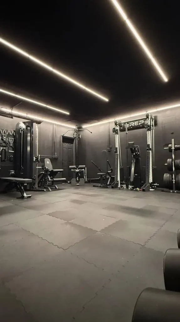 LED Lighting Basement Gym LED Lighting Basement Gym