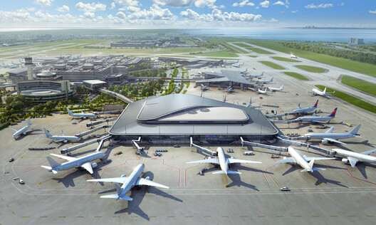 Tampa International Airport. Image Courtesy of Hensel Phelps and HNTB, in association with Gensler Tampa International Airport. Image Courtesy of Hensel Phelps and HNTB, in association with Gensler