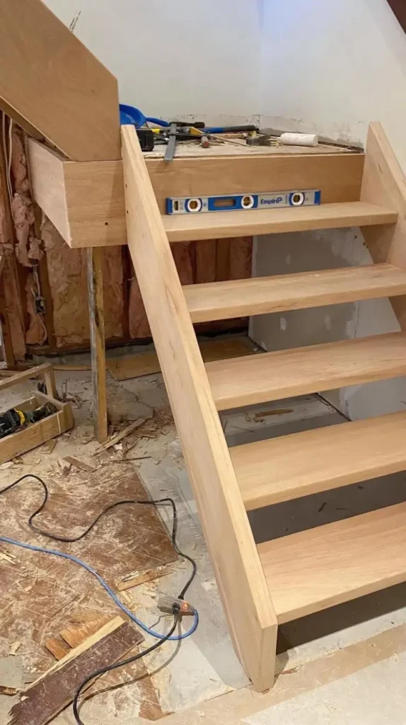 Open-Riser Basement Stairs Open-Riser Basement Stairs