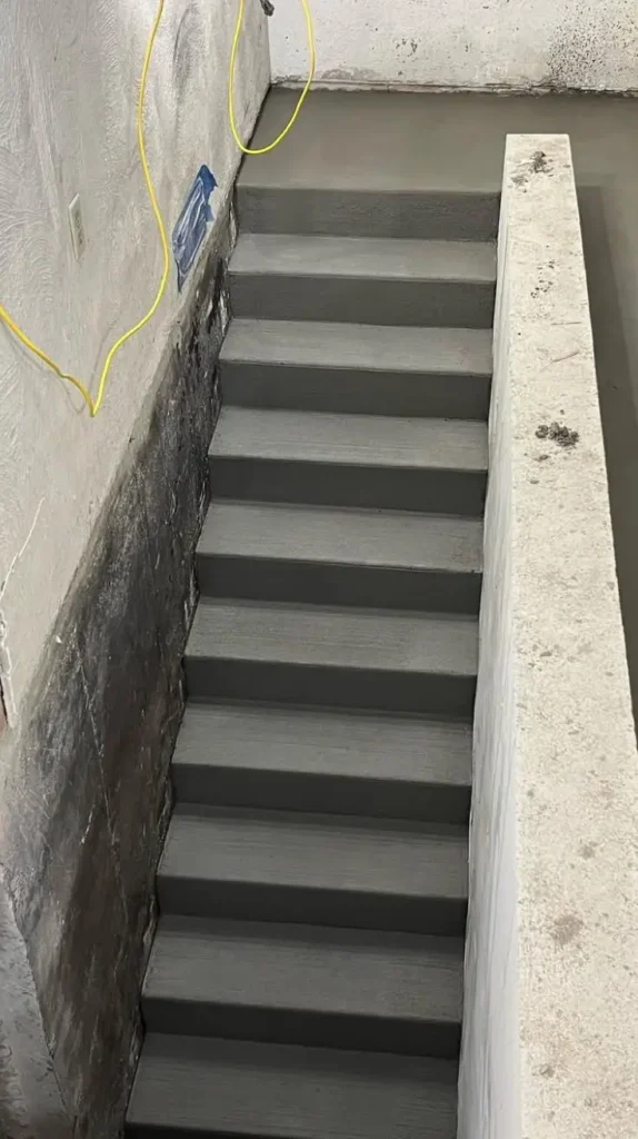 Concrete Basement Stairs Concrete Basement Stairs