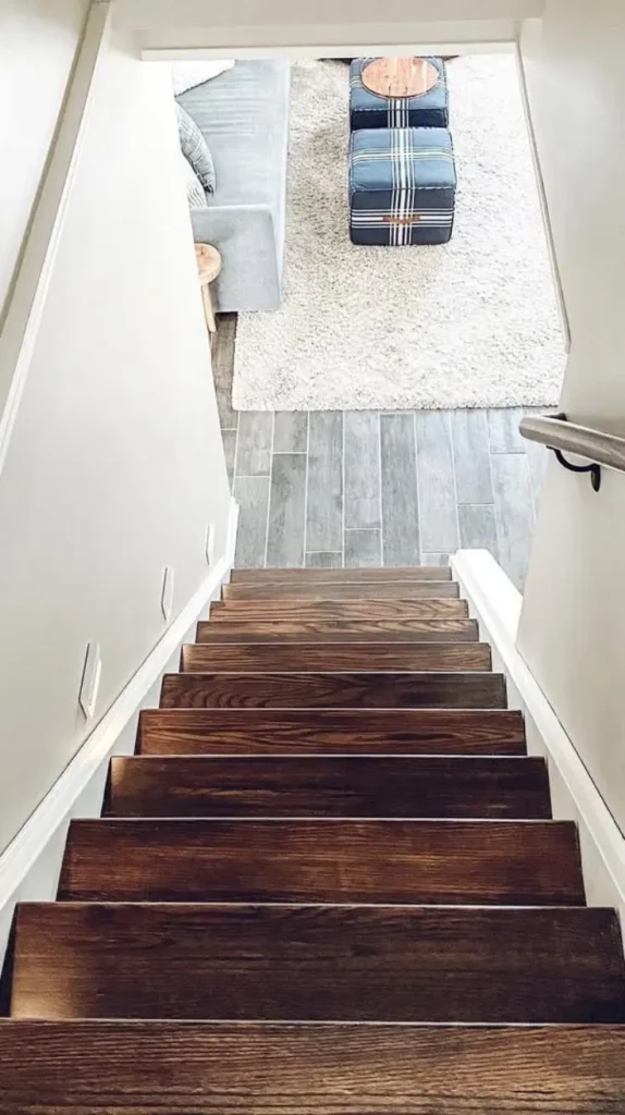 Straight Basement Stairs Straight Basement Stairs