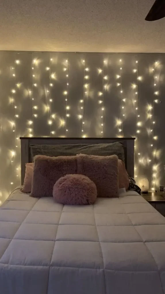 String Light Headboards String Light Headboards