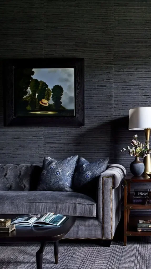 Dark Academia House Living Room Dark Academia House Living Room