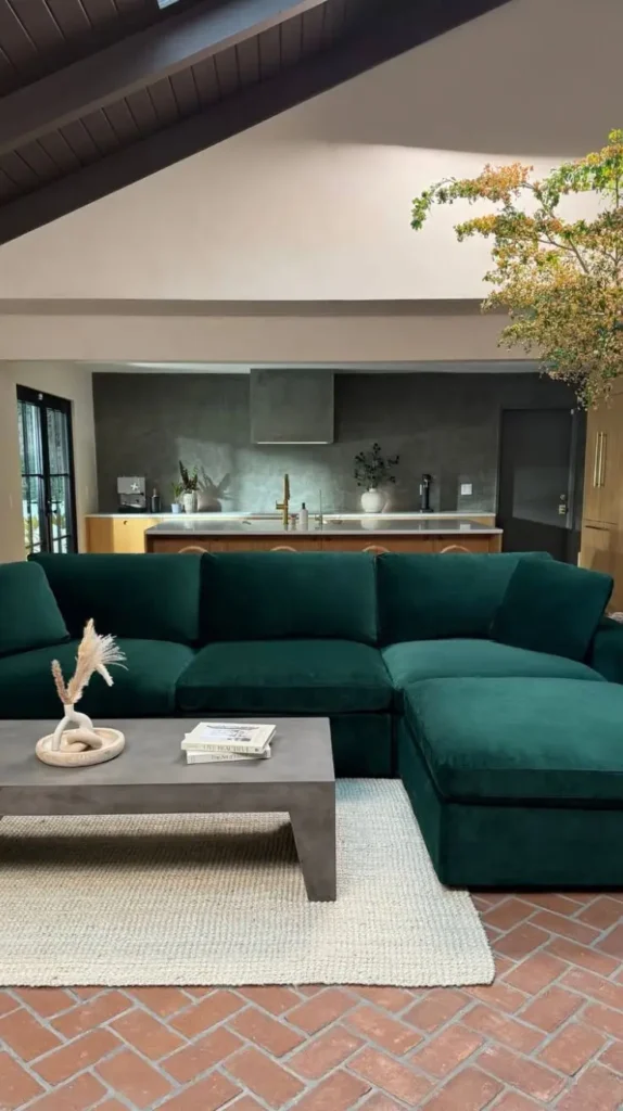 Emerald color Couch Emerald color Couch