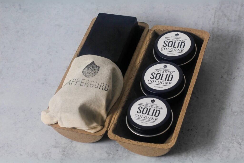 Solid Colognes Set Packaging