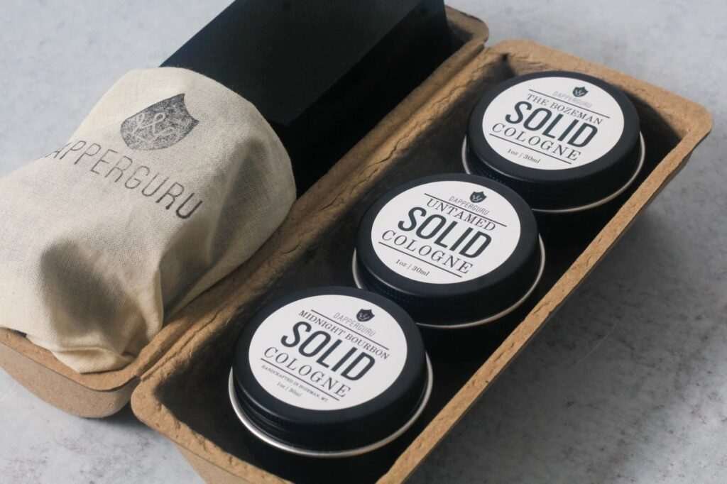 packaging for male grooming kit