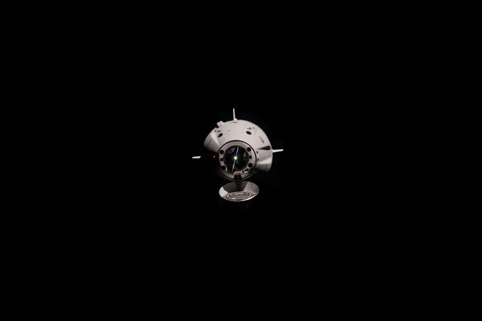 SpaceX Dragon spacecraft carrying the Axiom Mission 4 (Ax-4) crew from Axiom Space approaches the International Space Station