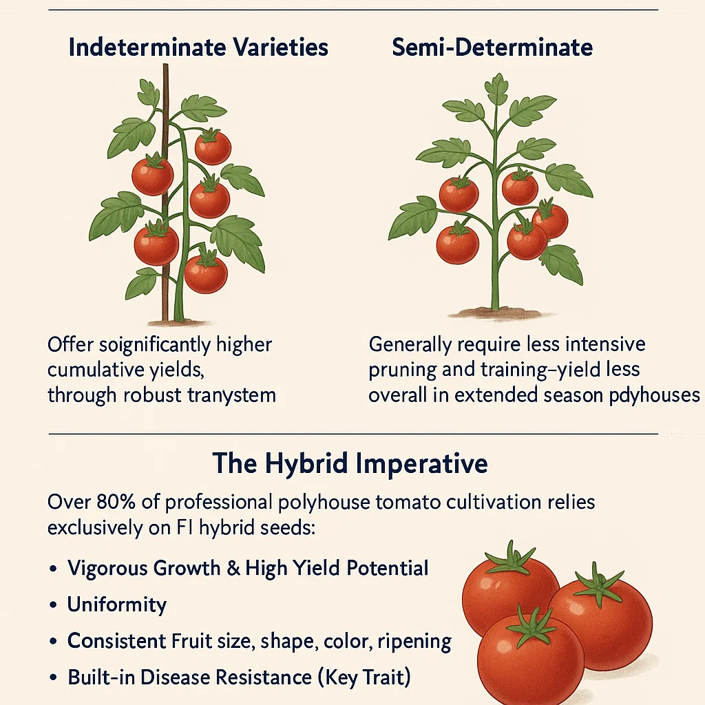 Tomato Varieties for Polyhouse Production