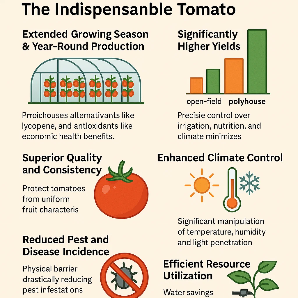 Why Grow Tomatoes in a Polyhouse?